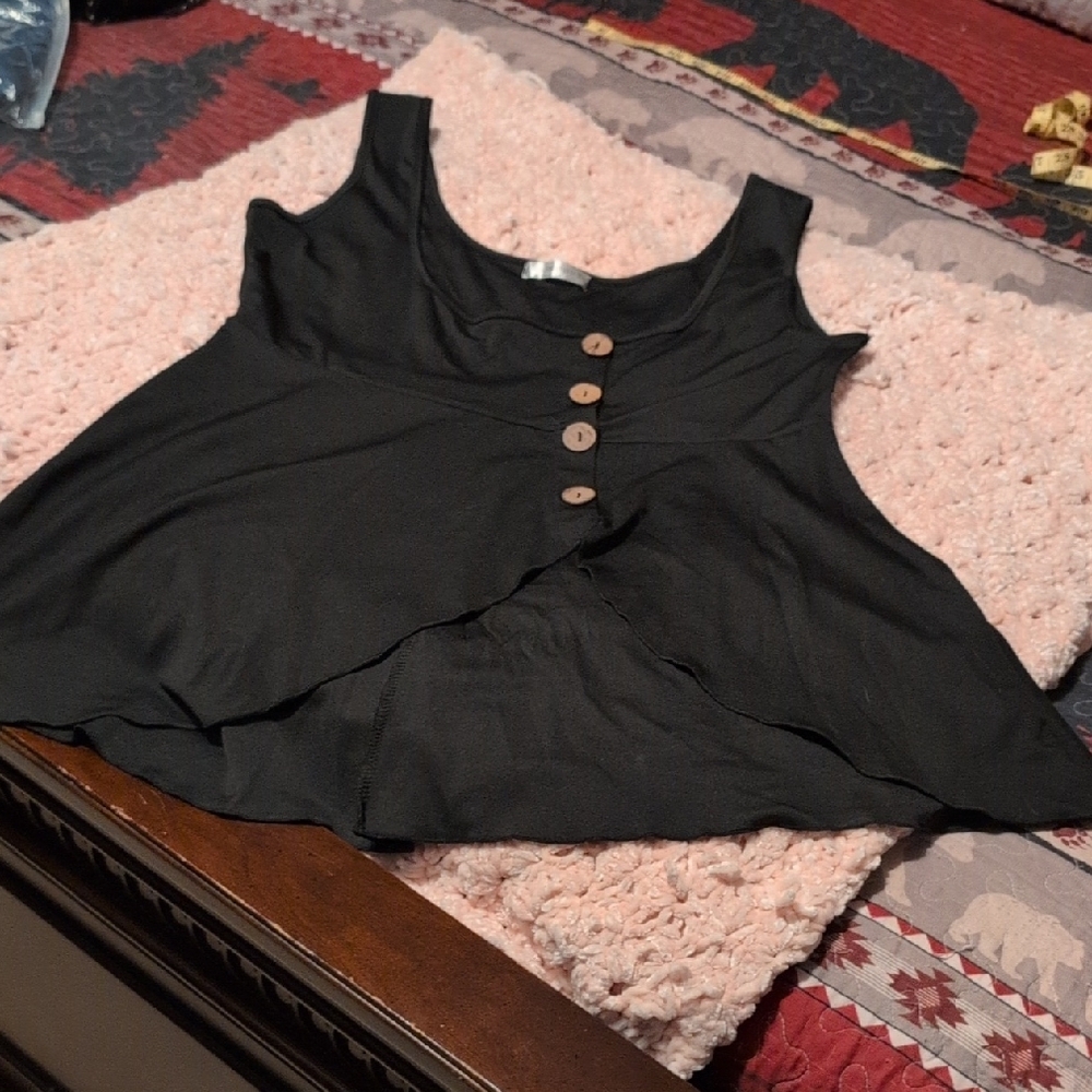 Sleeveless Baby Doll Peplum Top